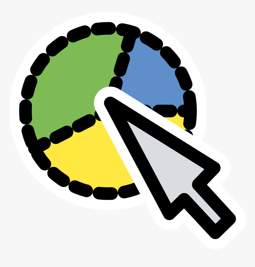 Primary Edit Pie Clip Arts - Transparent Mouse Clicker Png, Png Download