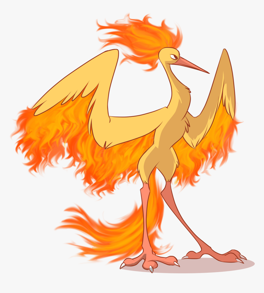 Moltres Png Page - Cartoon, Transparent Png