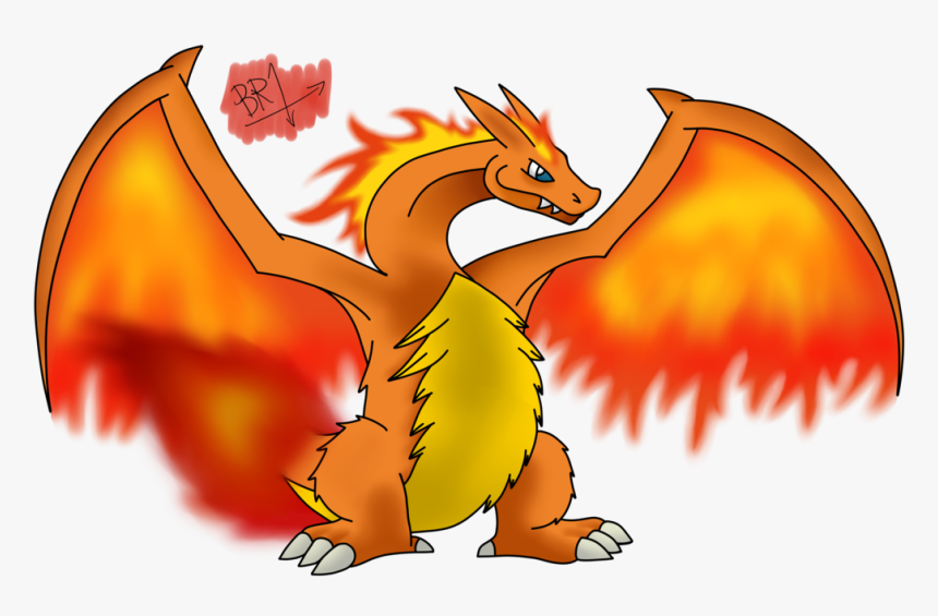 Charizard Moltres Chartres By Brunoxable On - Charizard Moltres, HD Png Download