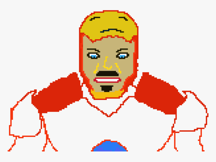 Tony Stark Pixel Art, HD Png Download