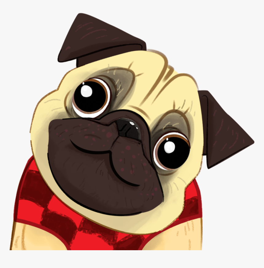 Pug Dog Emoji App - Dog Emoji, HD Png Download