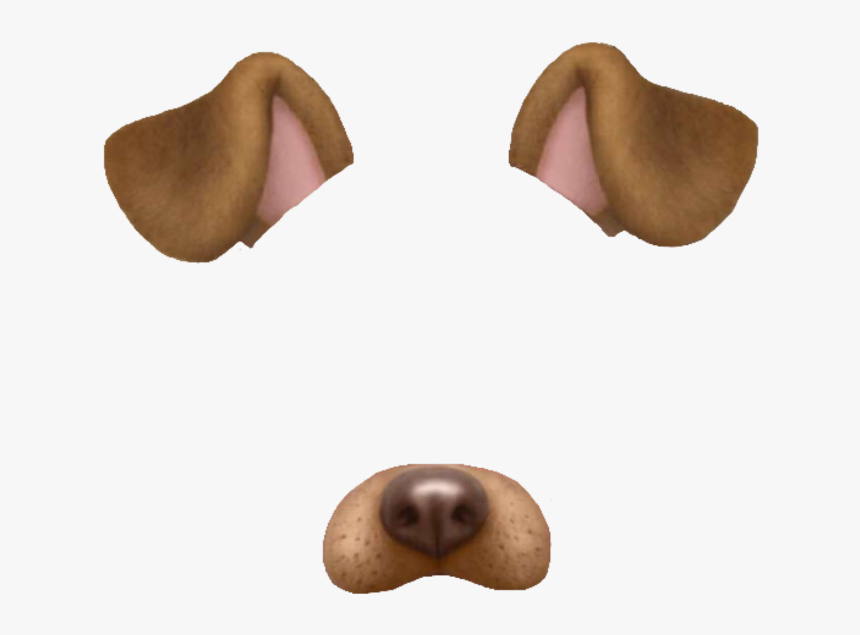 Snapchat Stickers Png - Snapchat Dog Filter Png, Transparent Png