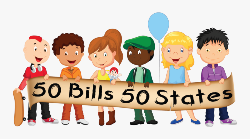 50 Bills 50 States, HD Png Download