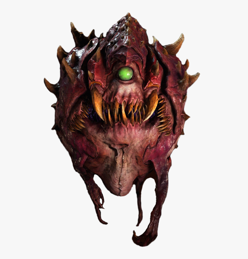 The Cacodemon Is A Flying Psionic Demon Seen In Doom - Doom Demons, HD Png Download