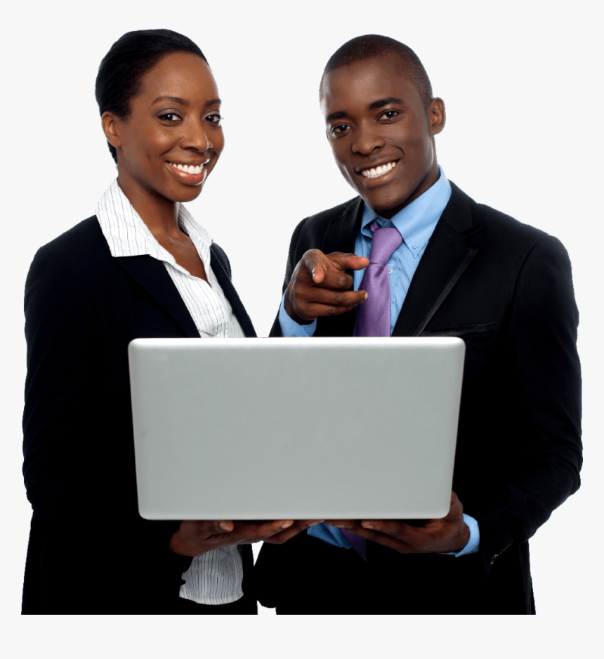 Transparent Two People Png - Png Image Transparent Background Business People In, Png Download