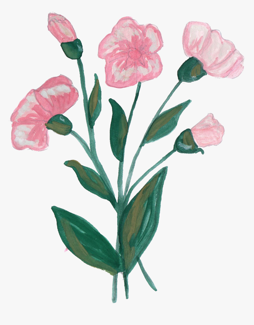Transparent Flower Paint Png, Png Download