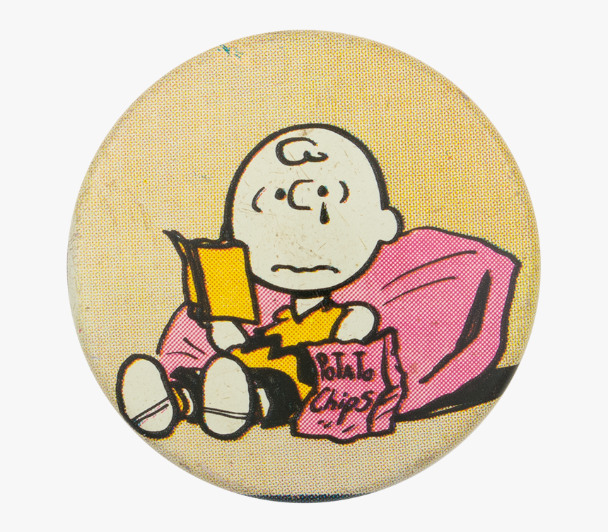 Charlie Brown With Potato Chips, HD Png Download