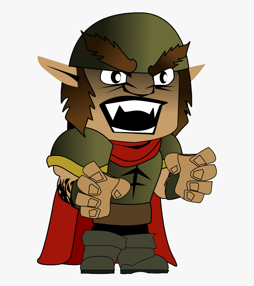 Orc Chibi Svg Clip Arts - Orc Chibi, HD Png Download