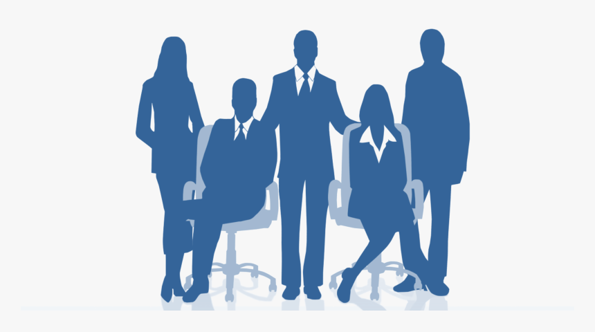 Business Png Transparent Images - Accountants Silhouette Png, Png Download