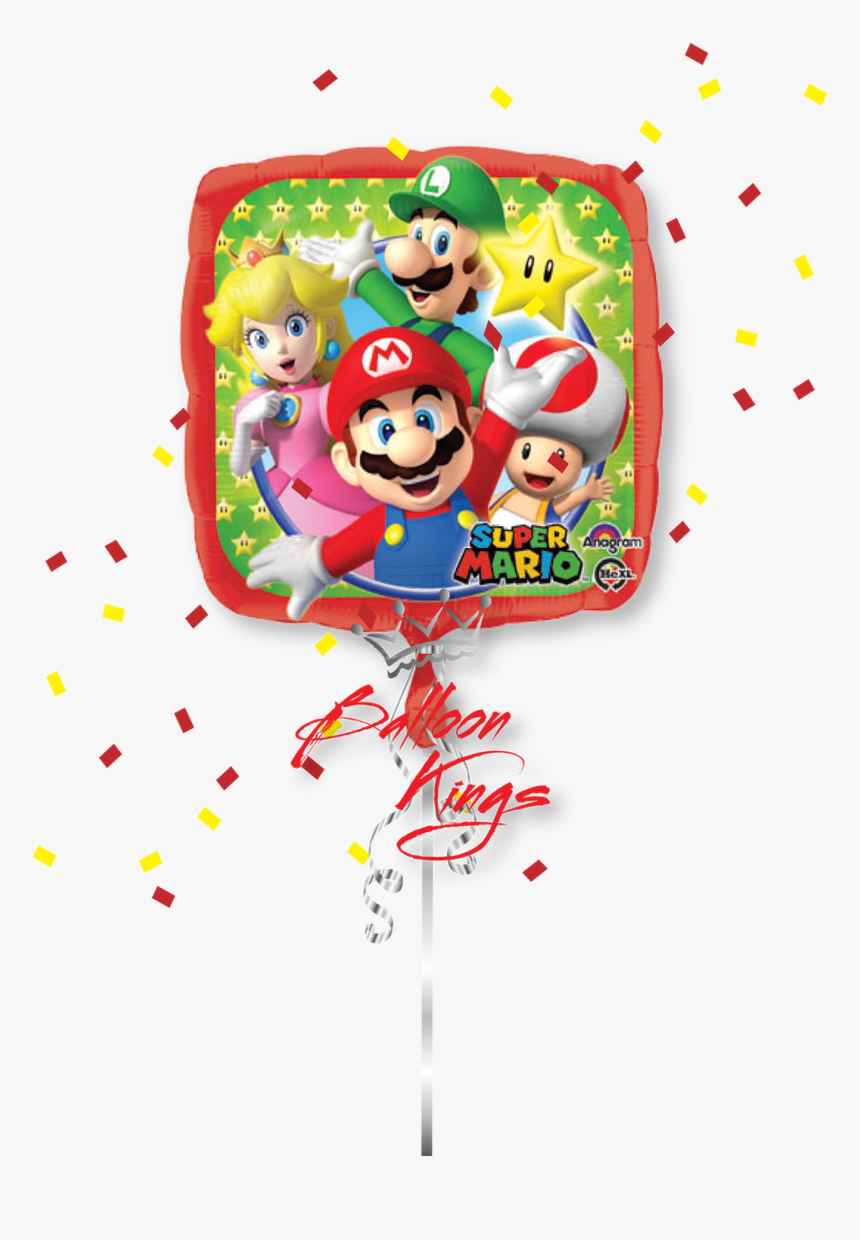 Super Mario Bros Group - Mario Bros And Friends, HD Png Download