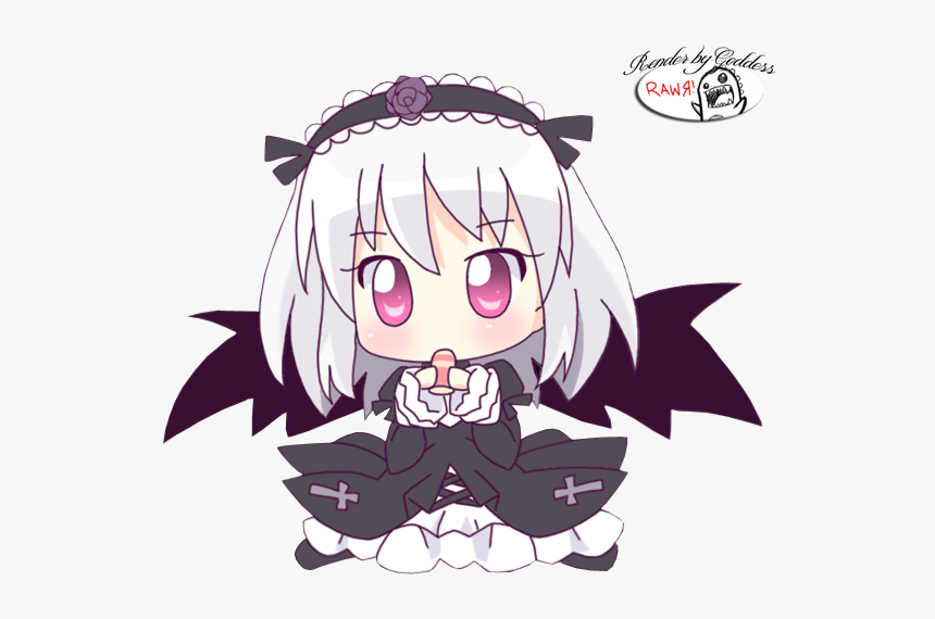 Rozen Maiden, Render Manga, And Suigintou Chibi Image - Rozen Maiden Suigintou Chibi, HD Png Download