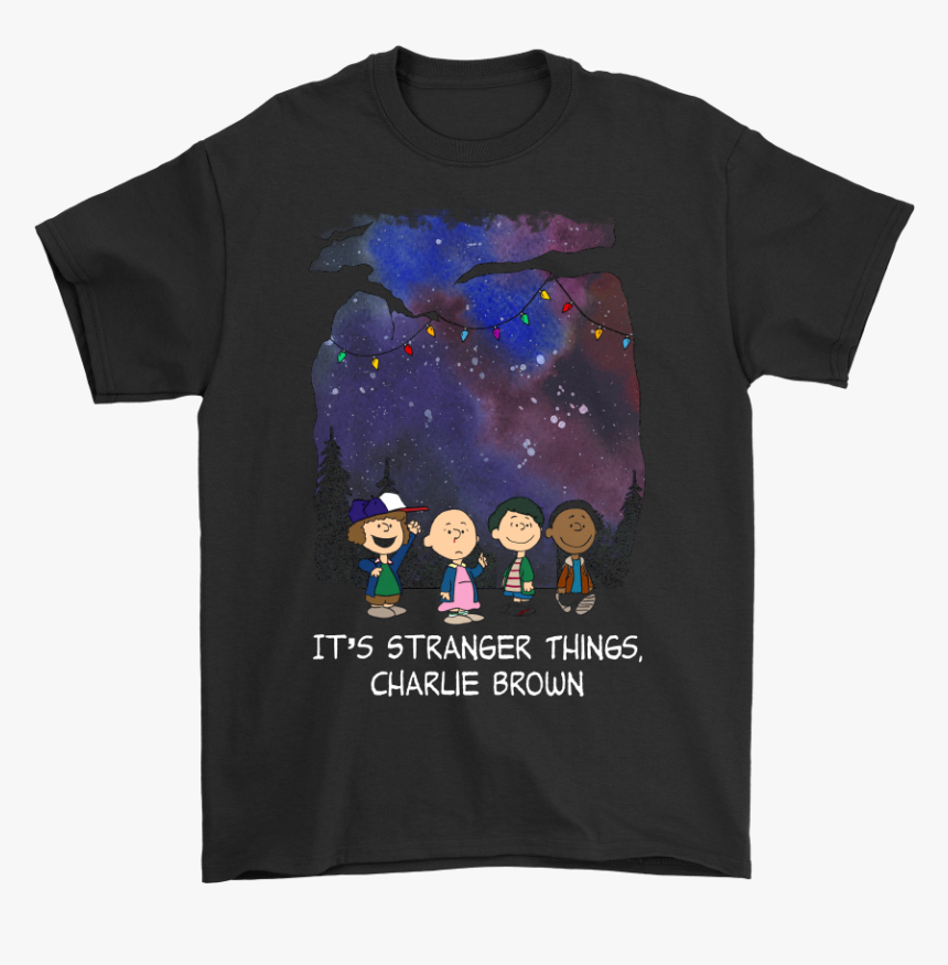 It S Stranger Things Charlie Brown Snoopy Shirts , - Charlie Brown Stranger Things, HD Png Download