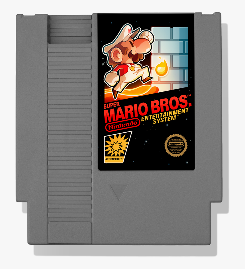Super Mario Bros Cartridge, HD Png Download