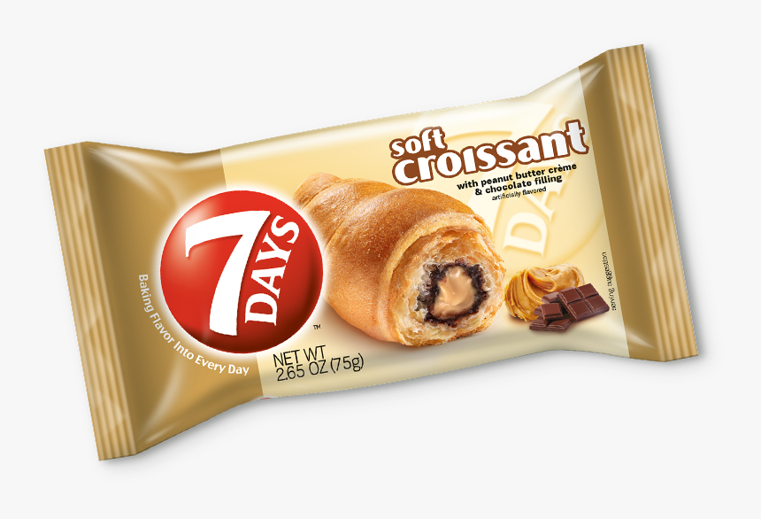 65 Oz - 7 Days Croissant New, HD Png Download