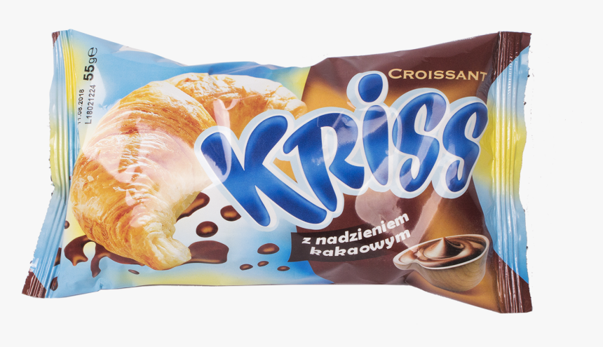 Kriss Croissant Cocoa Filling 55g - Kifli, HD Png Download