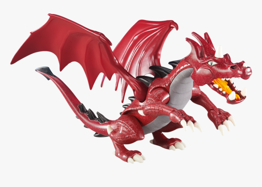 Red Dragon Free Png Image - Playmobil Red Dragon, Transparent Png