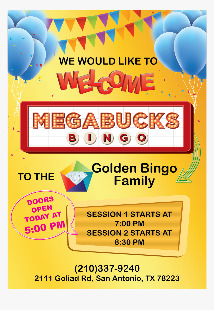 Bingo San Antonio Tx, HD Png Download