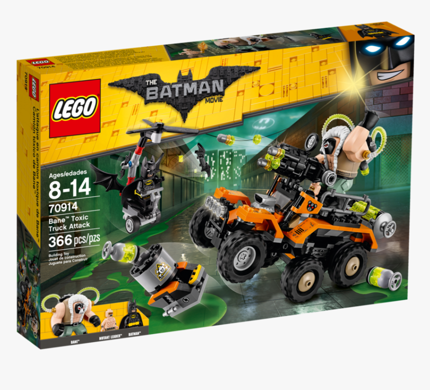 Lego Batman Movie Bane Toxic Truck Attack, HD Png Download