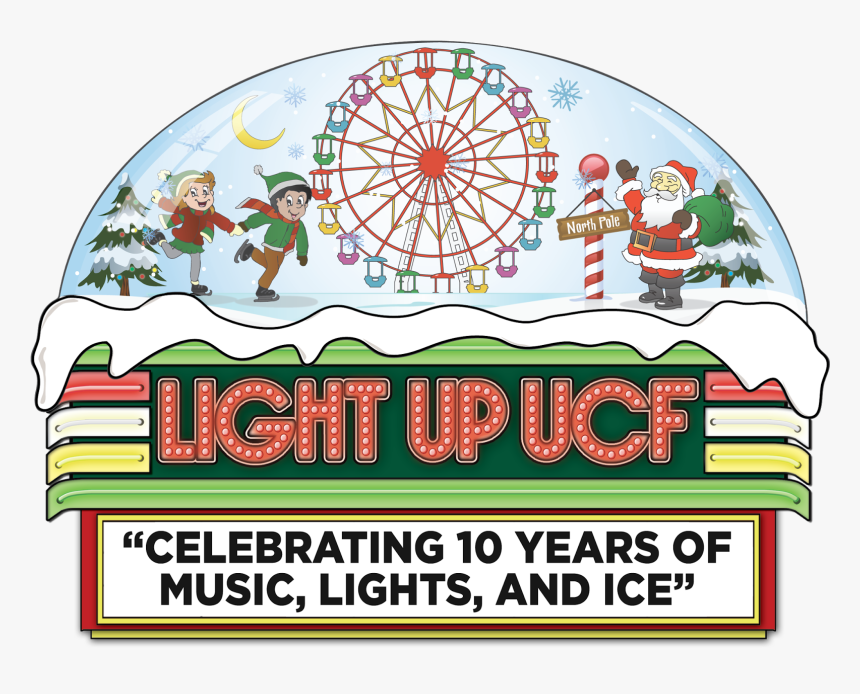 Central Florida S Ultimate Winter Wonderland Light - Light Up Ucf, HD Png Download