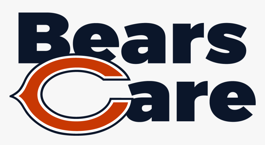 Bears Care Stacked Rgb - Chicago Bears, HD Png Download