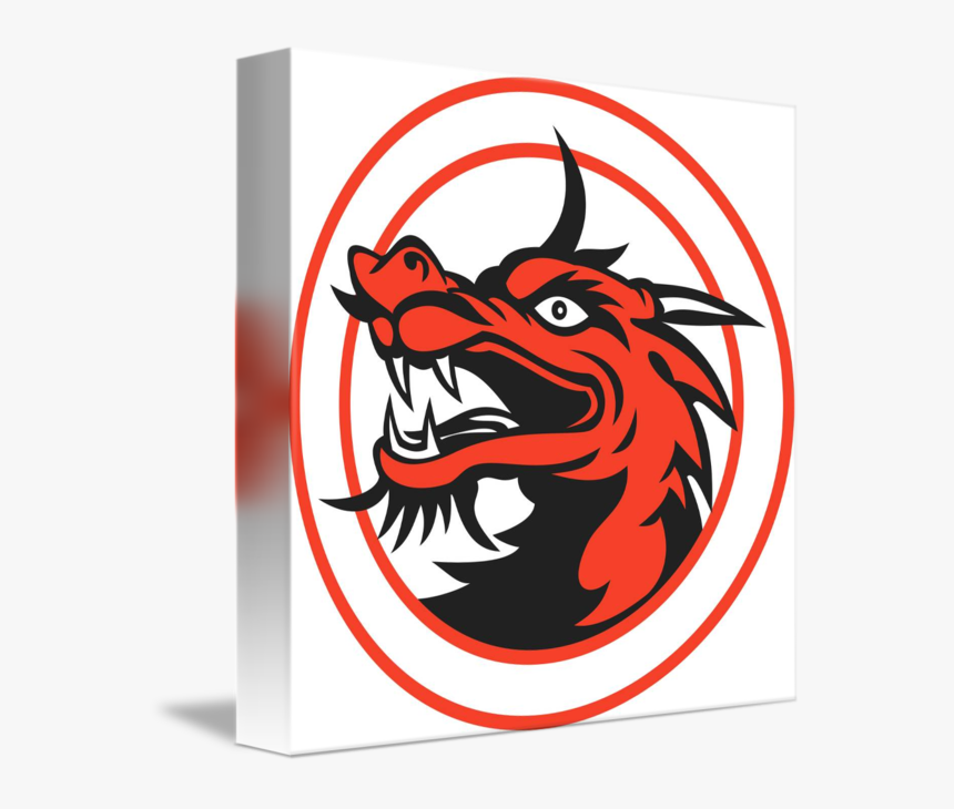Red Chinese Dragon - Dragon, HD Png Download