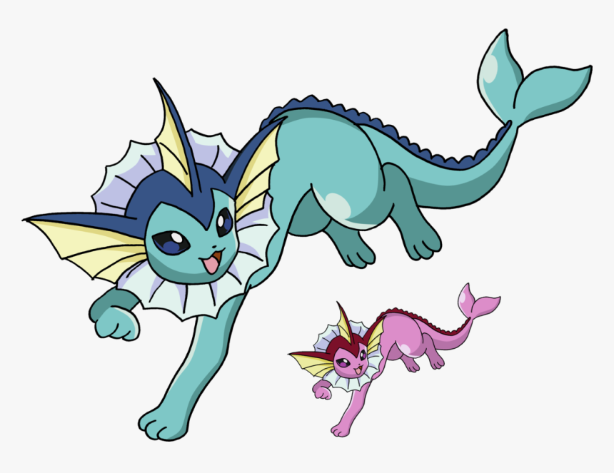 Vaporeon Art Png, Transparent Png