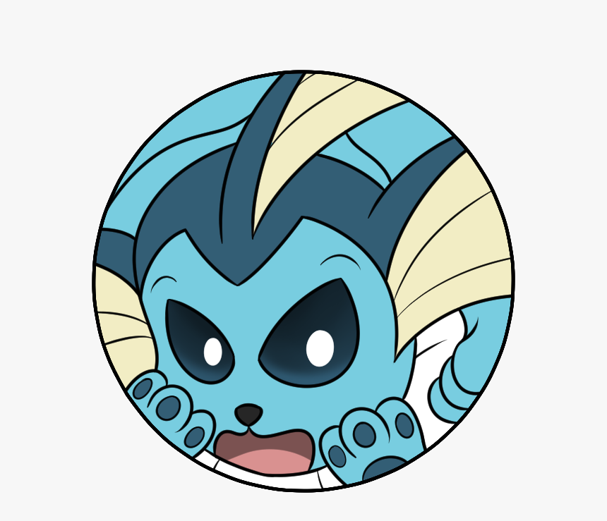 Transparent Vaporeon Png - Cartoon, Png Download