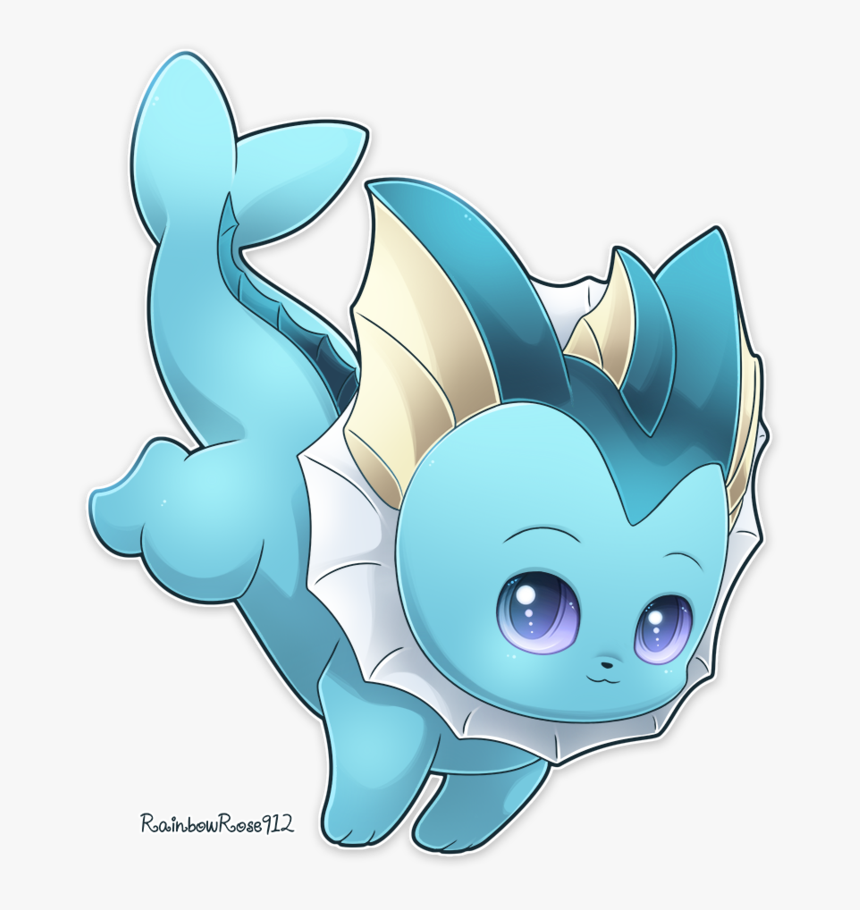 Chibi Cute Vaporeon, HD Png Download