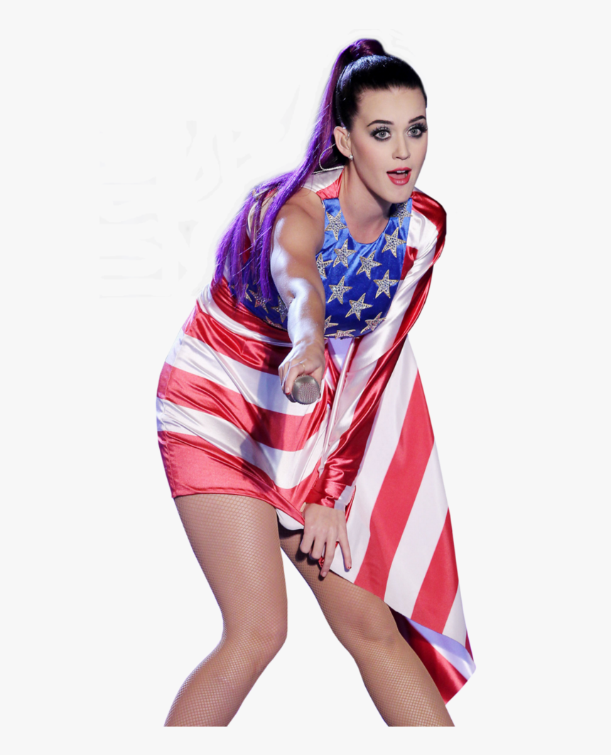 Katy Perry American Flag Png Image - Katy Perry Png, Transparent Png