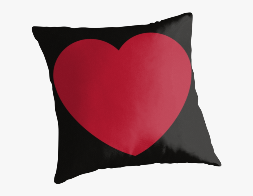 Red Heart Emoji - Cushion, HD Png Download