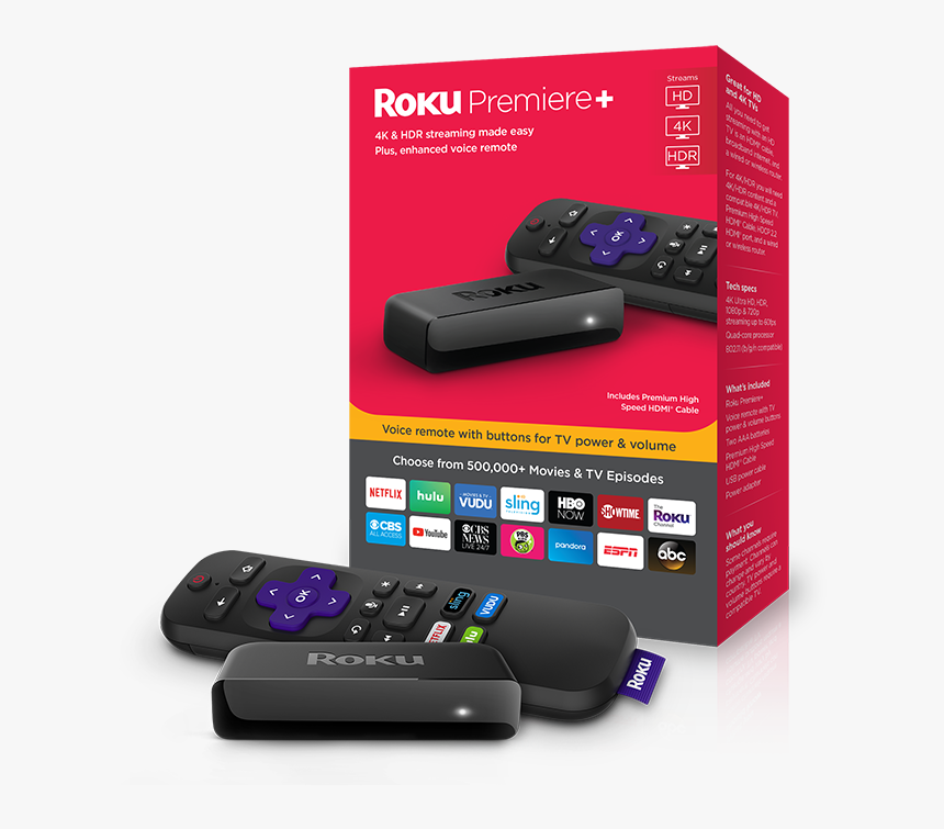 Roku Premiere Plus 2018, HD Png Download