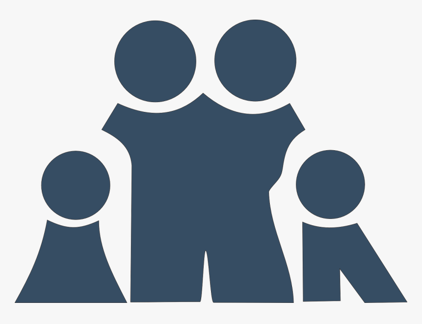 Black And White Logo Family, HD Png Download