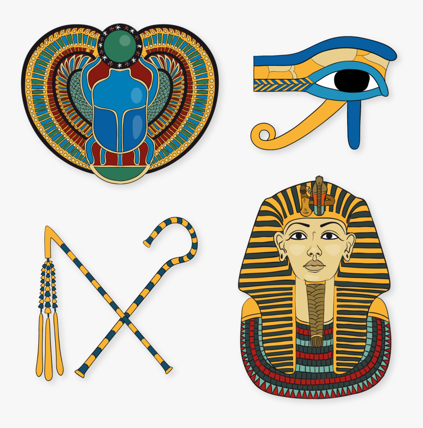 Pharaoh - Objetos Da Cultura Egipcia, HD Png Download