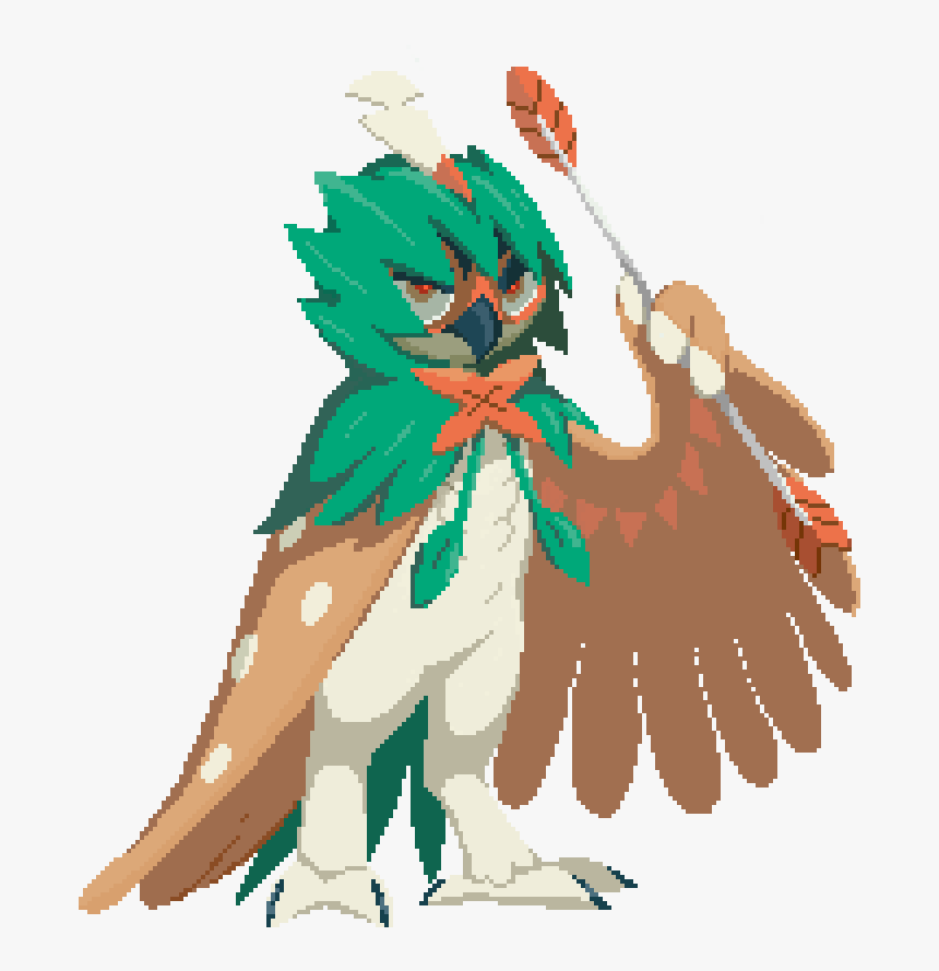 Decidueye Pixel Art, HD Png Download
