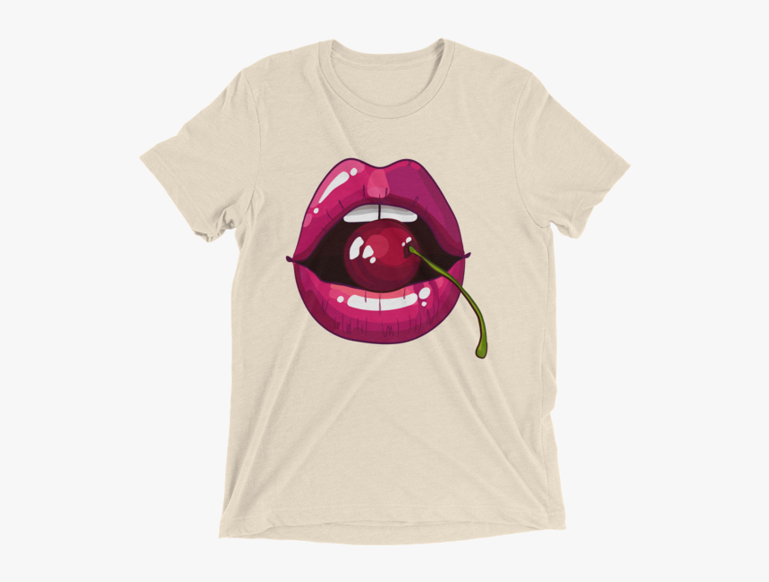 Sexy Cherry Lips With Open Mouth Short Sleeve T-shirt - Chevy Colorado Zr2 Shirt, HD Png Download