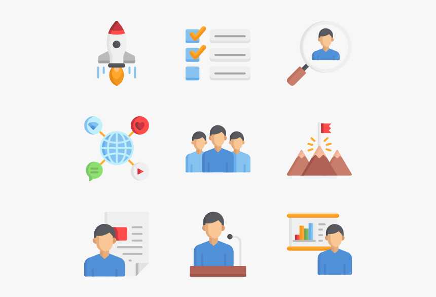 Leader Vector Business - Hierarchical Structure Vector, HD Png Download