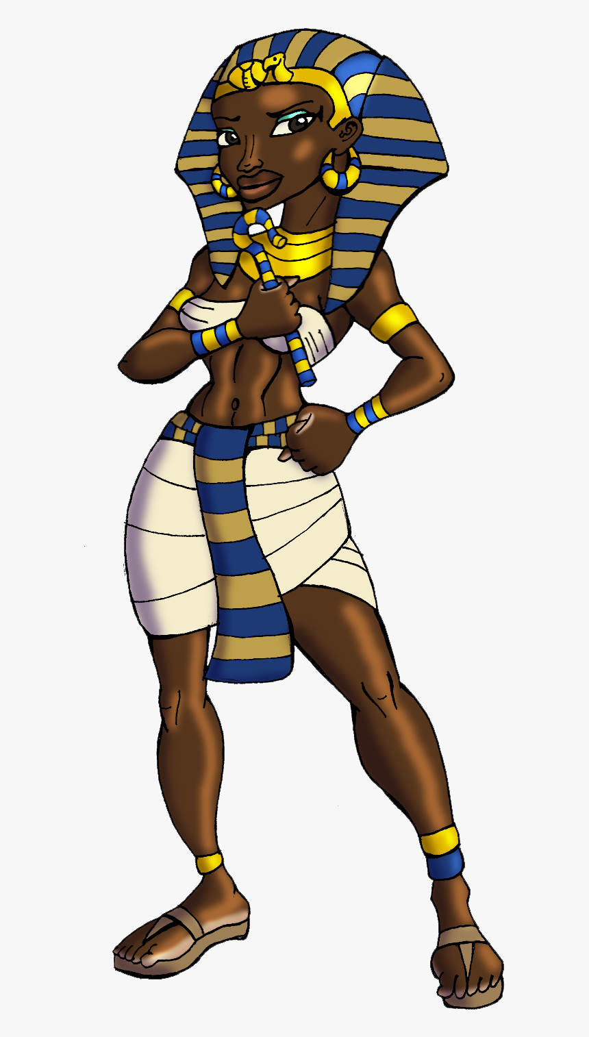 Page Tyrannoninja S Art - Cartoon Picture Of Hatshepsut, HD Png Download