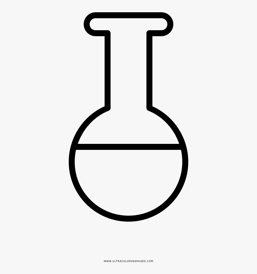 Science Beaker Coloring Pages