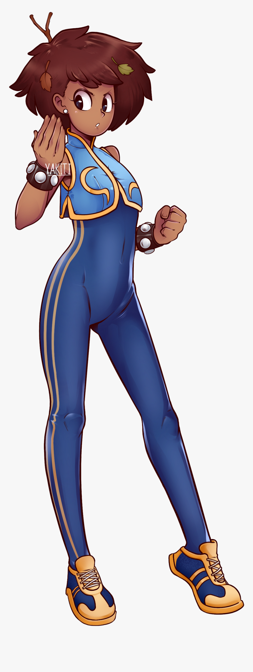 Anne Cosplaying Chun-li - Amphibia Anne Hentai, HD Png Download