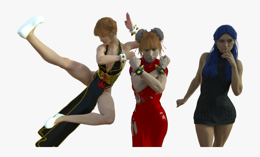 Chun-li Psylocke - Girl, HD Png Download