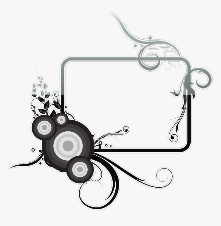 Vine Frame Border Free Picture - Portable Network Graphics, HD Png Download