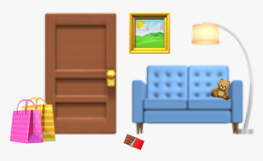 Emoji Home Sticker 
used Emojis - Playset, HD Png Download