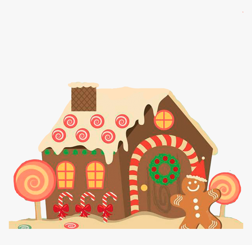 Clip Art Wedding Invitation Christmas Man - Gingerbread House Trophy, HD Png Download