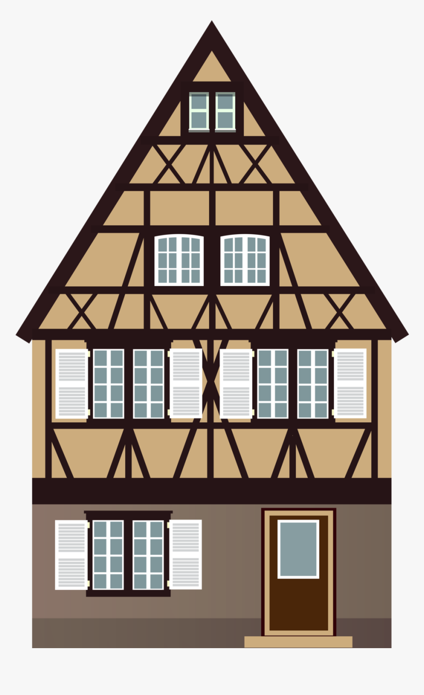 Brown House Png Png, Transparent Png