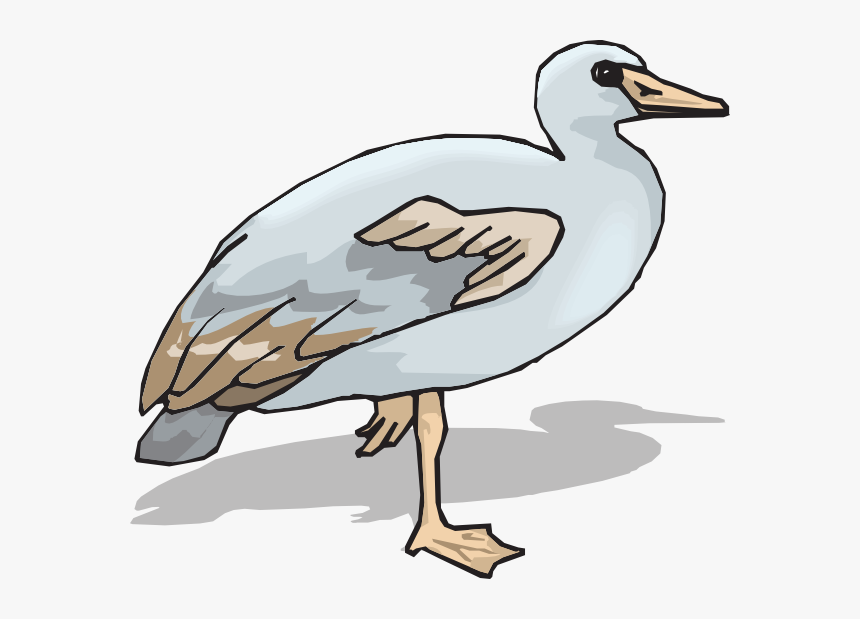 Blue And Brown Goose Svg Clip Arts - Goose, HD Png Download