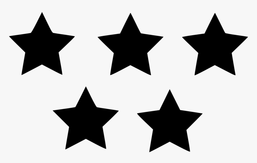Five Star Rating - 5 Star Rating Icon Png, Transparent Png