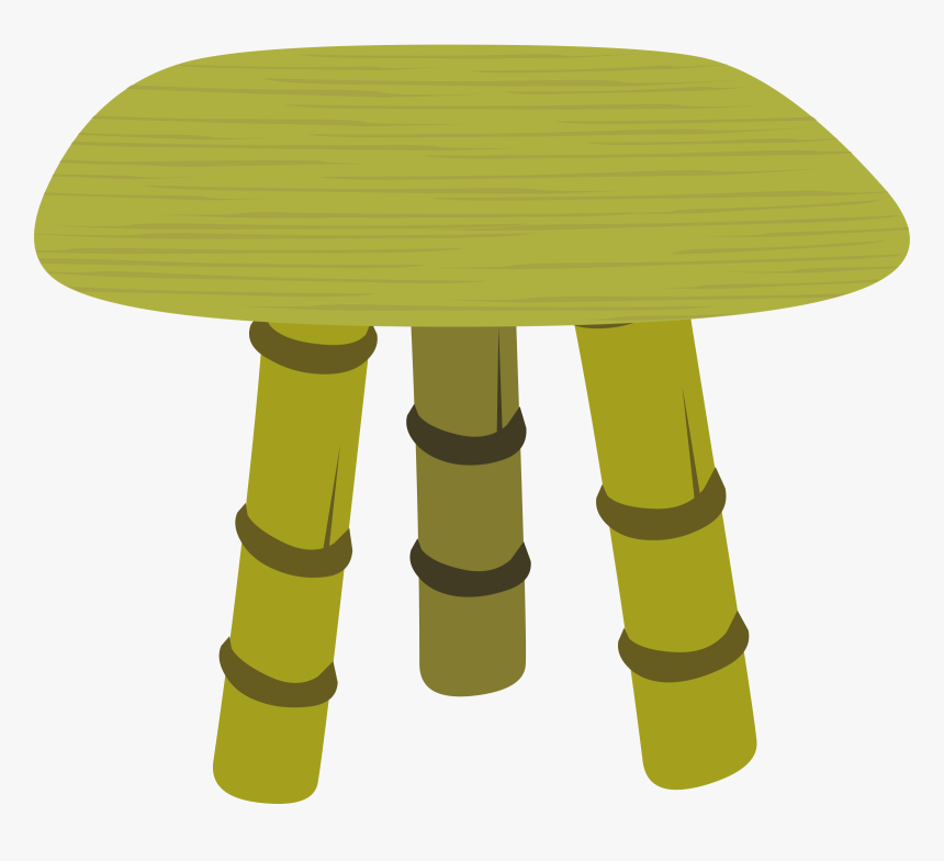 Firebog Chair Clip Arts - Bamboo Furniture Clip Art, HD Png Download