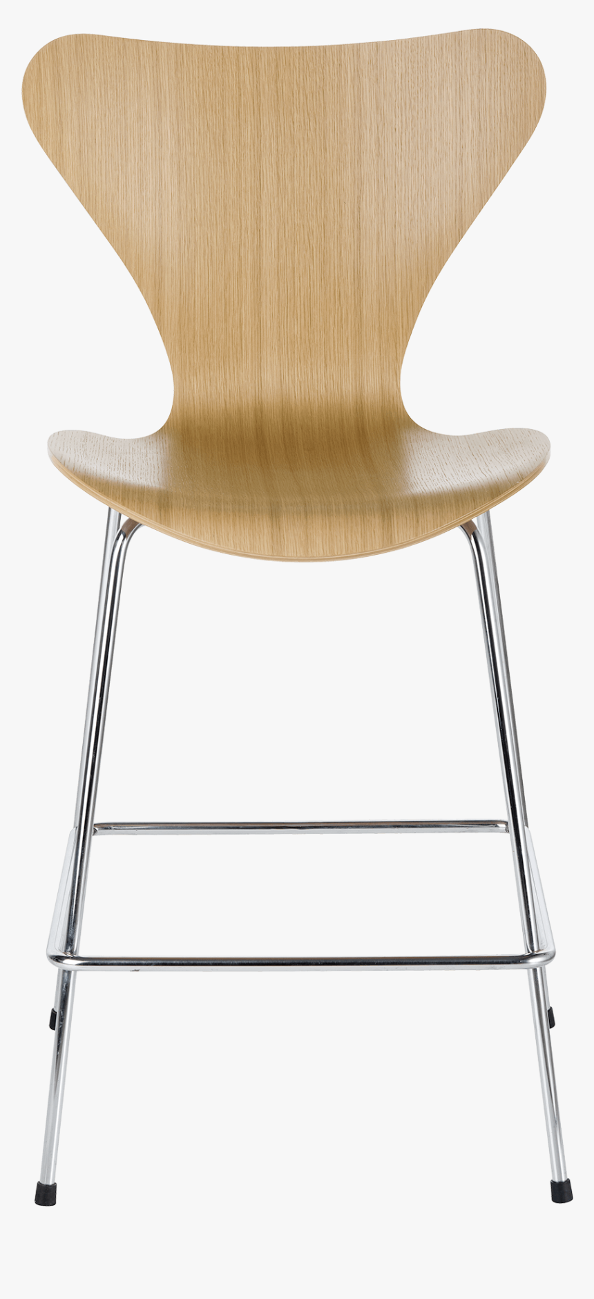 Series 7 Chair Arne Jacobsen Elm Bar Stool - Sjuan Barstol, HD Png Download