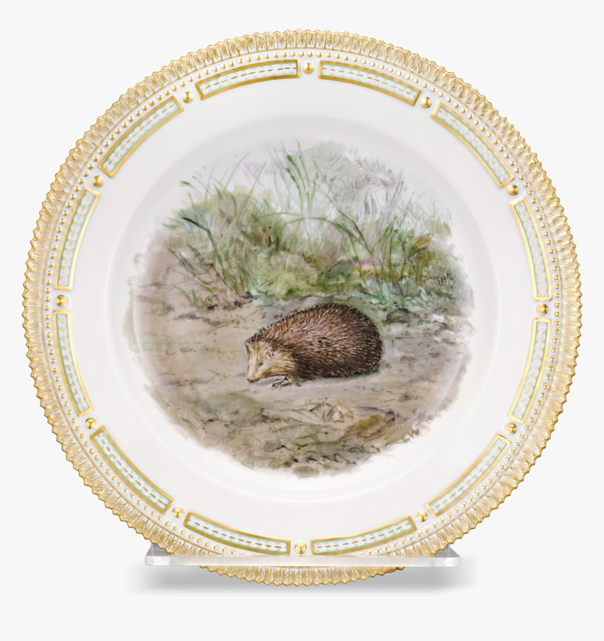 Flora Danica Hedgehog Dinner Plate - Prairie Vole, HD Png Download