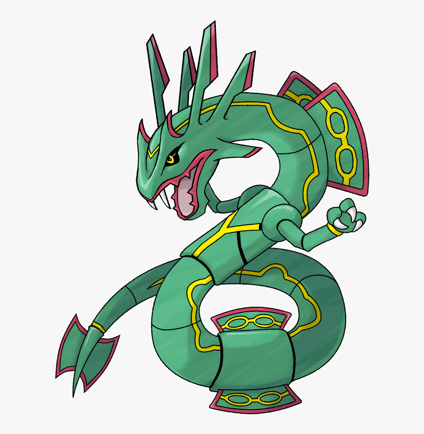 Mega Rayquaza Pokemon Omega, HD Png Download
